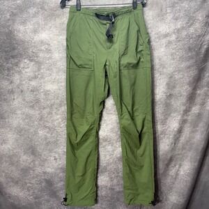 Topo Designs Pants Men's Size S Olive Green Nylon Belted Hiking Outdoor Gorpcore